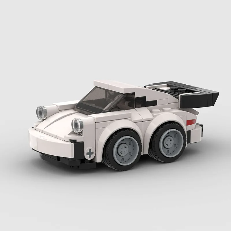 Q version luxury sports car racing moc compatible Lego small particles children's toys building block educational toys wholesale