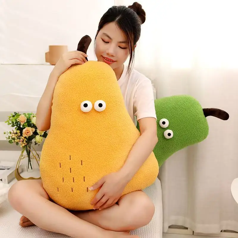 65cm symulowana gruszka lalka pluszowa zabawka ręcznie robiona lalka kreskówka Anime urocza poduszka poduszka dekoracja wnętrz prezent urodzinowy dla dzieci lalka