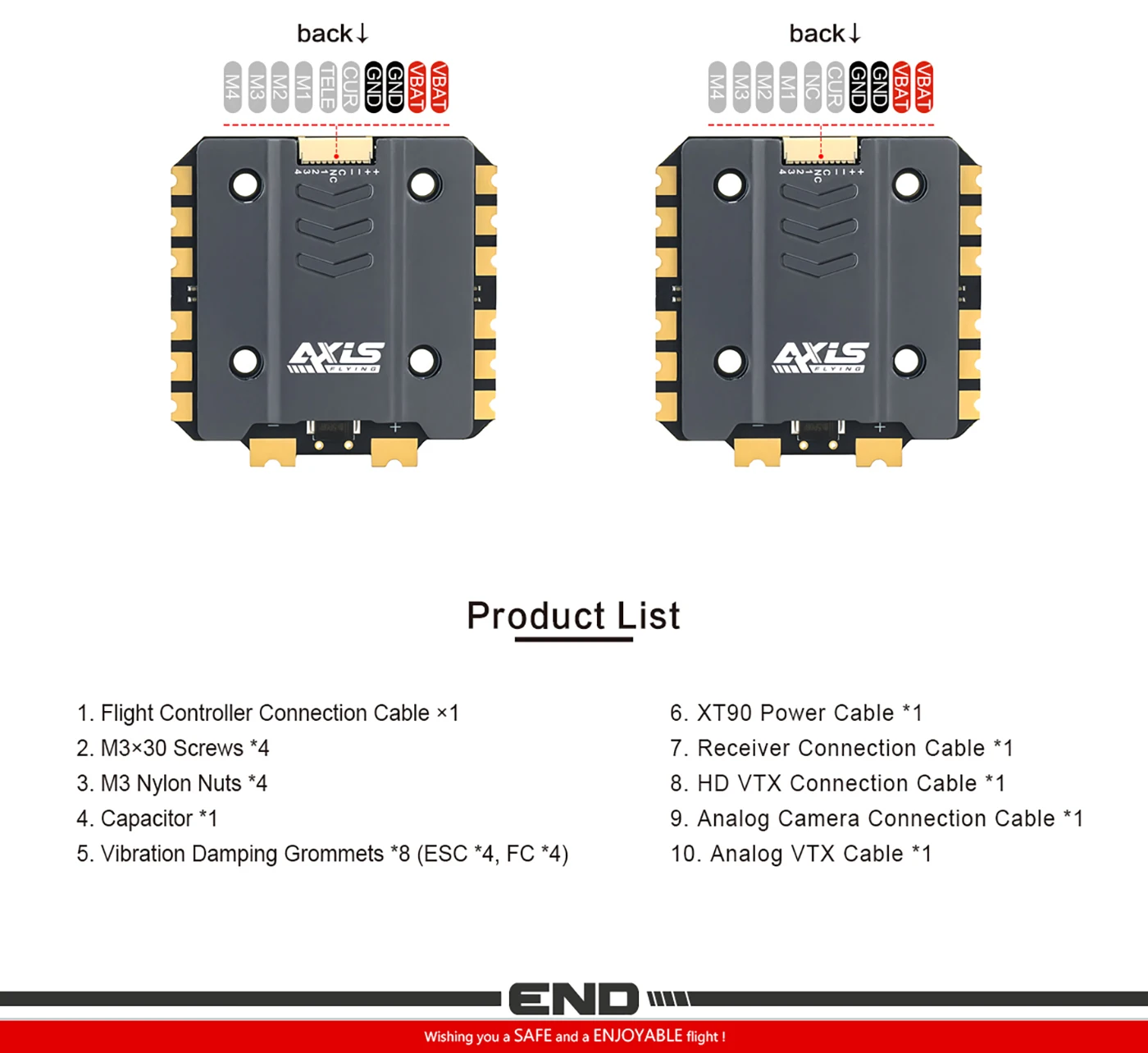 Axisflying Argus Pro 80A 100A 8bit 32bit 8S Controlador de velocidade ESC adequado para drones FPV de 13 polegadas