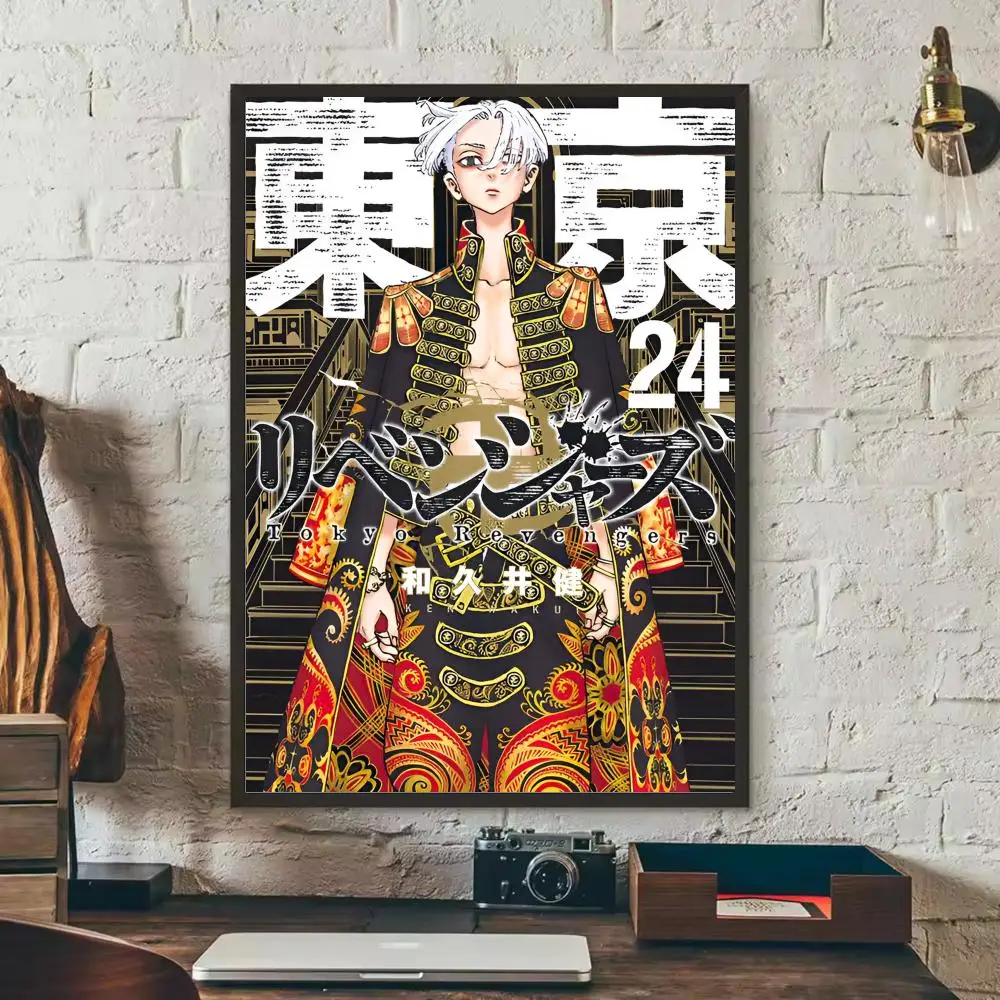 Affiche autocollante de dessin animé Tokyo r-vengeance, peinture HD étanche, Art mural pour chambre à coucher, salon, décoration de maison, cadeau