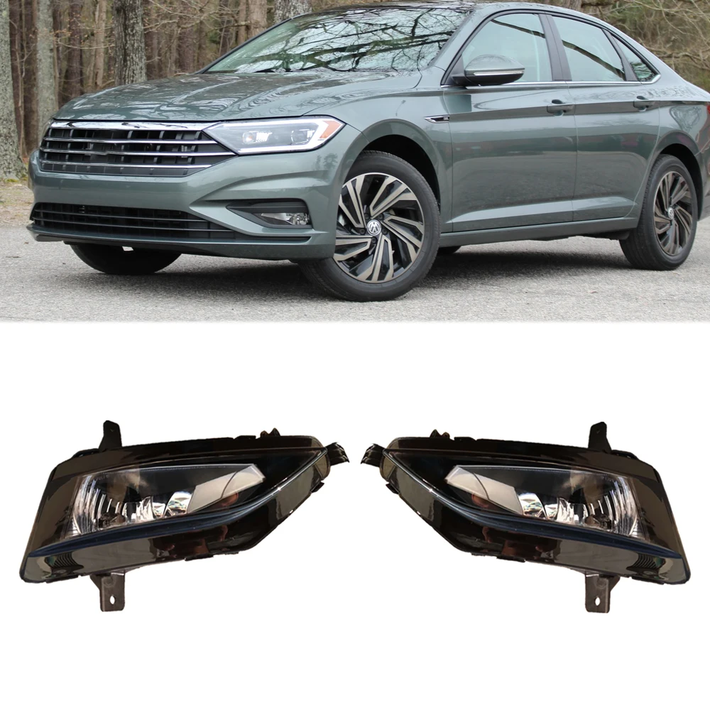 

For VW Jetta Golf 7.5 2018 2019 2019 2020 Car LED Halogen Front Bumper Fog Light Daytime Running Lights 5GG941661A 5GG941662A