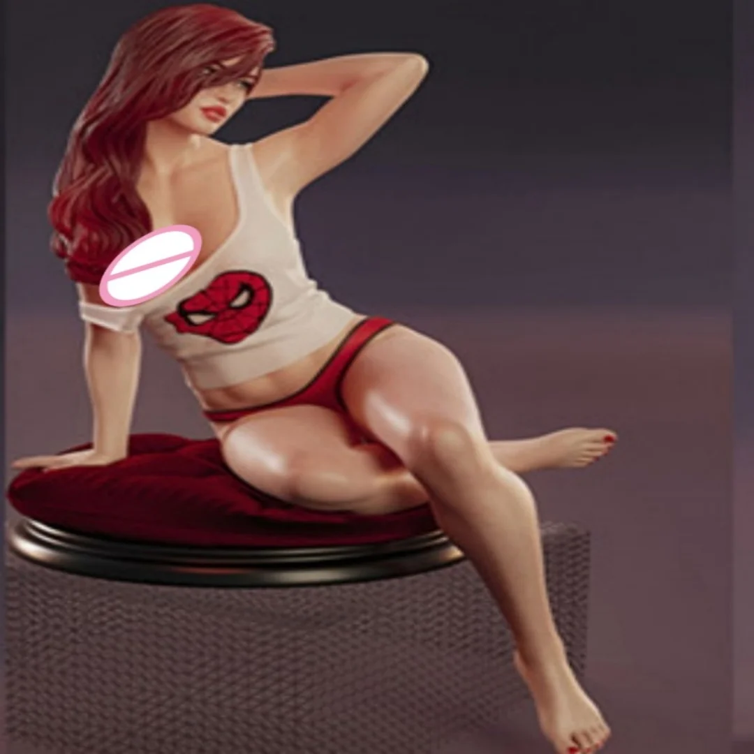 레저 사이드 앉아있는 매력적인 소녀 Nsfw 레진 피규어 diy 1/24 스케일 75mm 레진 모델 키트 조립 및 도색되지 않은 조형 장난감