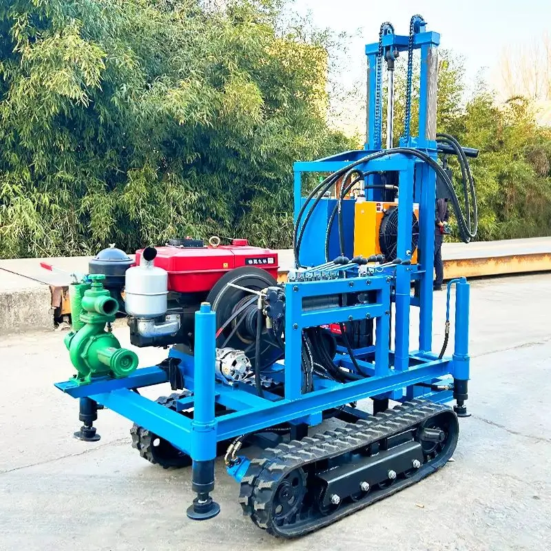 

Customized 200m Crawler Water Well Drilling Rig 22hp High-Efficiency Diesel Water Well Drilling Rig