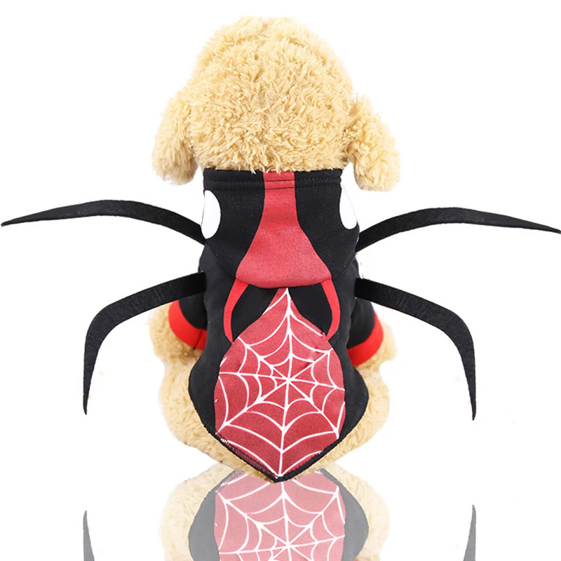 

Pet Clothes for Small Mediun Dogs Halloween Dog Cat Costume Cute Spider Fancy Dress Up Halloween Pet Cat Costume Dog Accessories