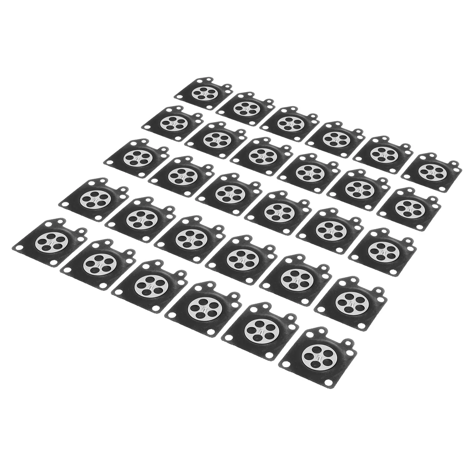 

30Pcs/Set Carburetor Diaphragm Gasket Chainsaw Accessory Rubber Iron Material for ZAMA 2500 3800 4500 5200 5800 100% Brand New