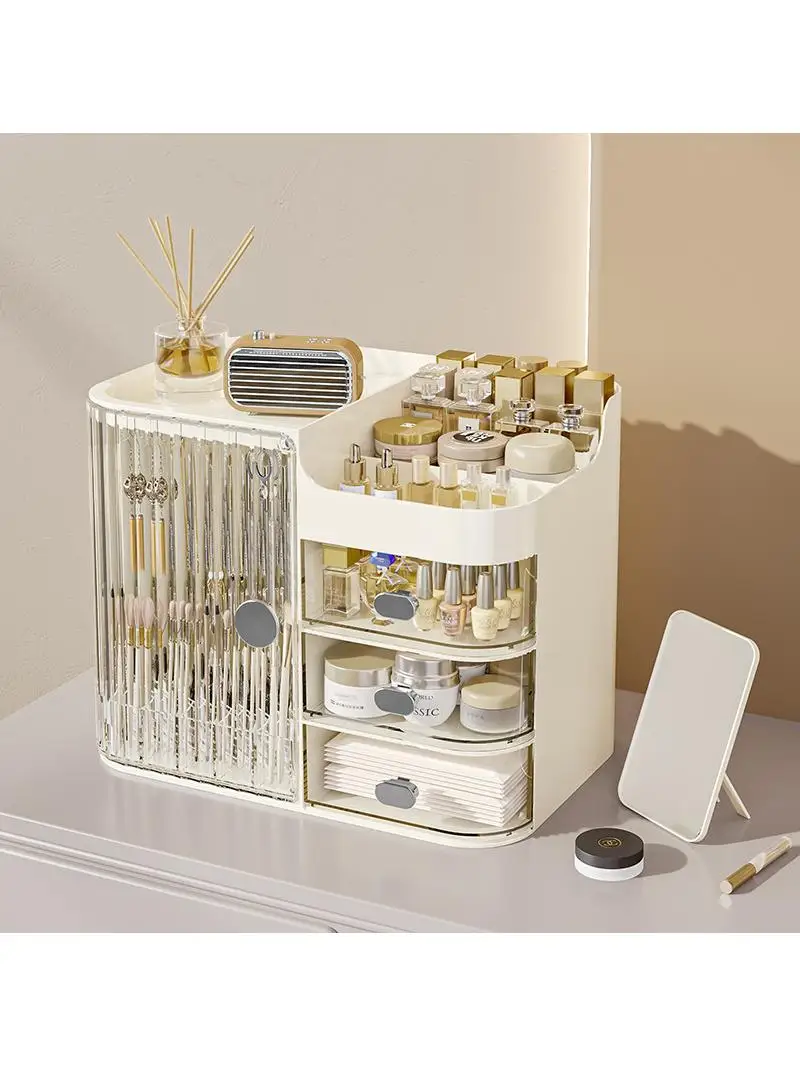 large-capacity-cosmetic-and-skincare-storage-box-dustproof-multi-functional-lipstick-mask-organizer-plastic-desktop-storage-bin