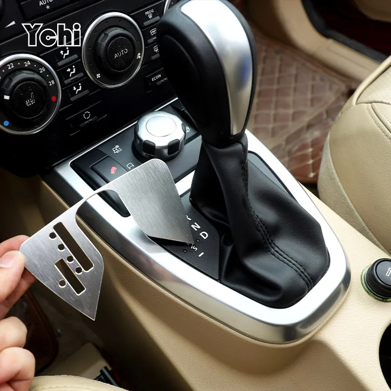 

Aluminum alloy For Land Rover Freelander 2 2007-2012 Car Gear Shift Anti-Scratch Sheet Cover Decorate Sticker Car Accessories