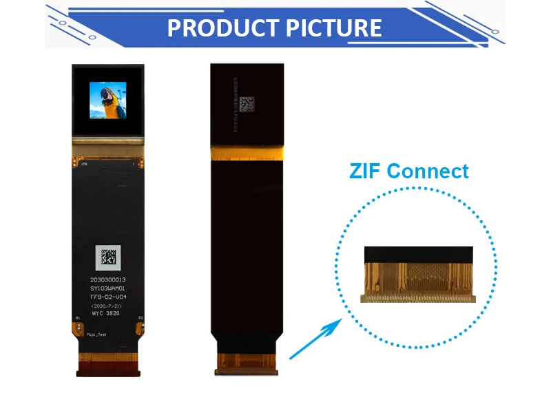 1.03inch micro OLED display,1920*1200, 1800nits, for AR/VR, Sight, medical, thermal devices.