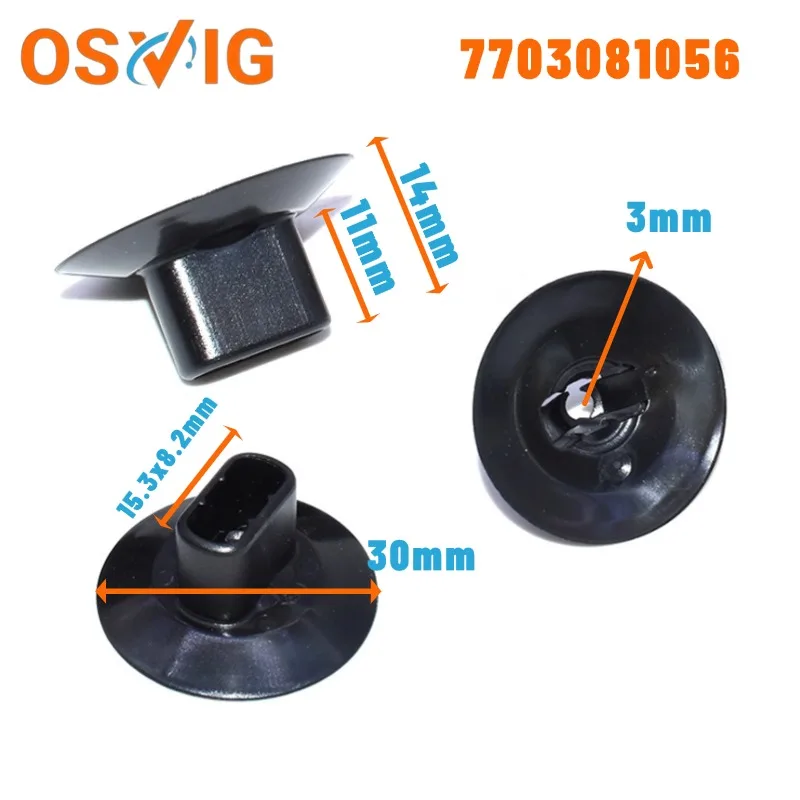 

10PCS OE#7703081056 Applicable to the inner lining clips of Renault wheel covers