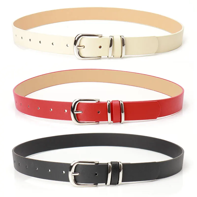 เข็มขัดผู้หญิงแบบเรียบง่าย 1 ชิ้น สำหรับการเดินทางกลางแจ้ง ใช้ได้ทุกวัน พร้อมเสื้อโค้ท ชุดเดรส กางเกง สายคาดเอวตกแต่ง เครื่องประดับเสื้อผ้า