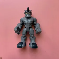6.5cm cartoon Rhino Action figure Dolls PVC collection Aleksei Sytsevich model