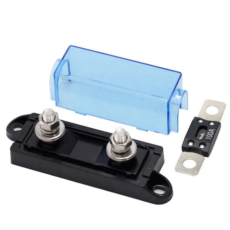 2-channel fuse holder replacement, car, RV, truck, electric modification, fork bolt, global positioning system ,  60A  100A 200A