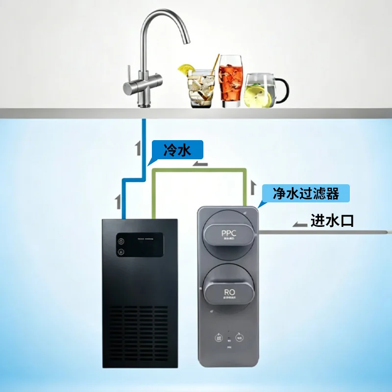 Household and commercial direct drinking refrigerators, reverse osmosis water purifiers
