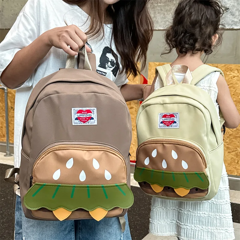 Mother Kids Backpack Cartoon Lightweight Toddler Backpack Kindergarten School Kids Bags Parent Children Backpack For Travel