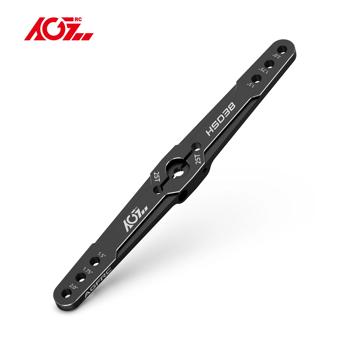 AGFRC HSD38 CNC alumínio 25T braço de direção servo chifre para avião a gás e RC