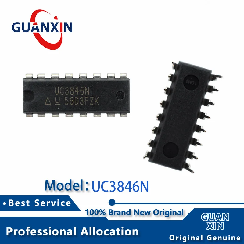 

100% New electronics Marking UC3846N DIP-16 UC3846