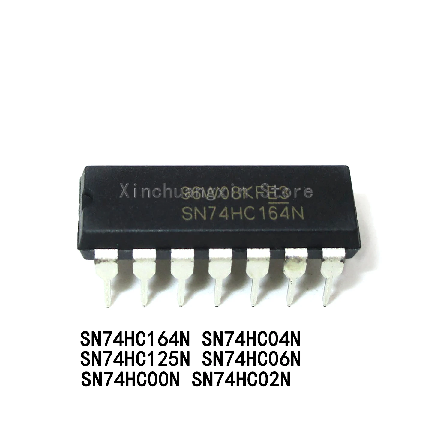 10CPS SN74HC00N 74HC02N 74HC04 74HC06 74HC125 74HC164N DIP-14 logic chips