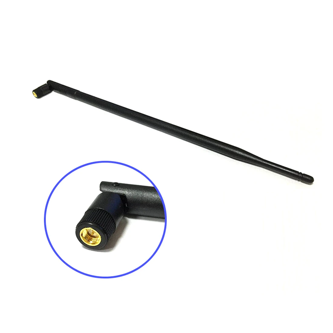 Wifi Antenna 2.4GHz 10dBi High Gain SMA Male/RP Plug Wireless WLAN Black Floding Omni Router Card Aerial 39cm long