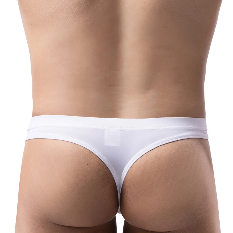 3 Cái/lốc Nam Quần Lót Thun Lưng Quần Đùi Gợi Cảm Thoáng Khí Chữ G Thông Jockstrap Băng Lụa Thời Trang Quần Lót Tanga Nam Quần Lót