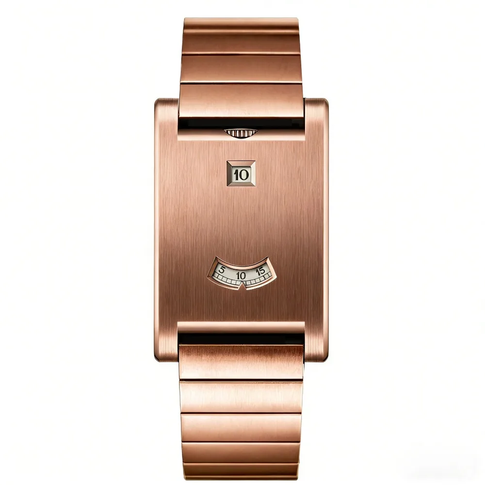 Retro Styling Quartz Watch Steel Band Water Resistant Square Watch Stainless Steel Band Smooth Finish Wristwatch Daily Wear