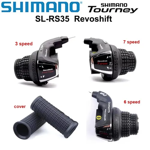 Shimano Revoshift SL-RS35 3X6s 3X7s palanca de cambios giratoria 18S 21s MTB palanca de cambios de bicicleta 18v 21v