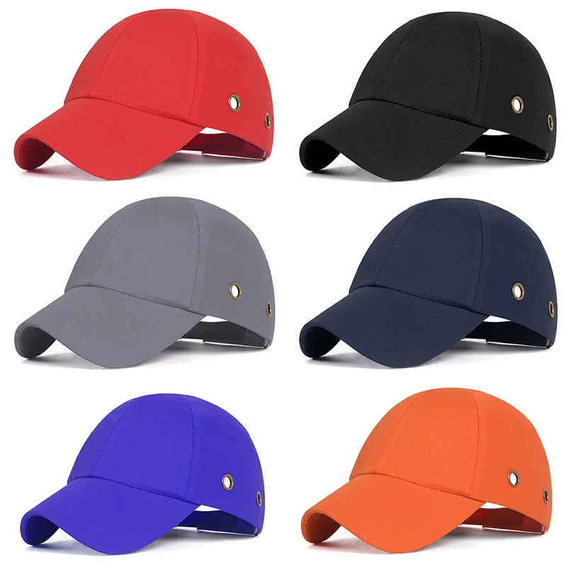 

New Work Safety Bump Cap Hard Inner Shell Protective Helmet Baseball Hat Style for Work Factory Shop Carrying Head Protection