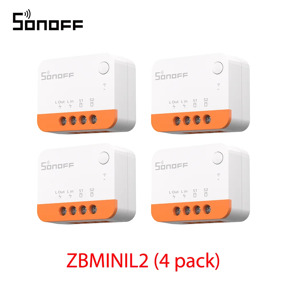 1/3/5Pcs Itead Sonoff ZBMINI-L2 Zigbee Diy Smart Switch Module Geen Neutrale Draad Vereist 2 Manier controle Voor Smart Home Automation sonoff mini ziigbee