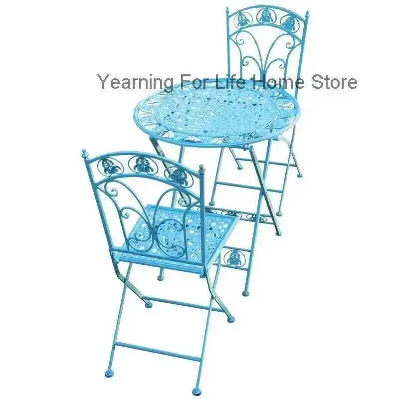 Set da giardino per creatività in metallo per esterni Set da giardino economici di design moderno Rilassante Alfresco Tuinmeubelsets Mobili da giardino per esterni