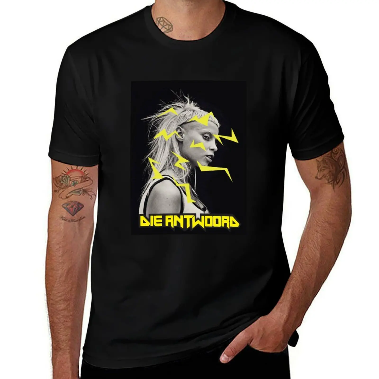 Футболка Yolandi Die Antwoord, мужские футболки, облегающая футболка.