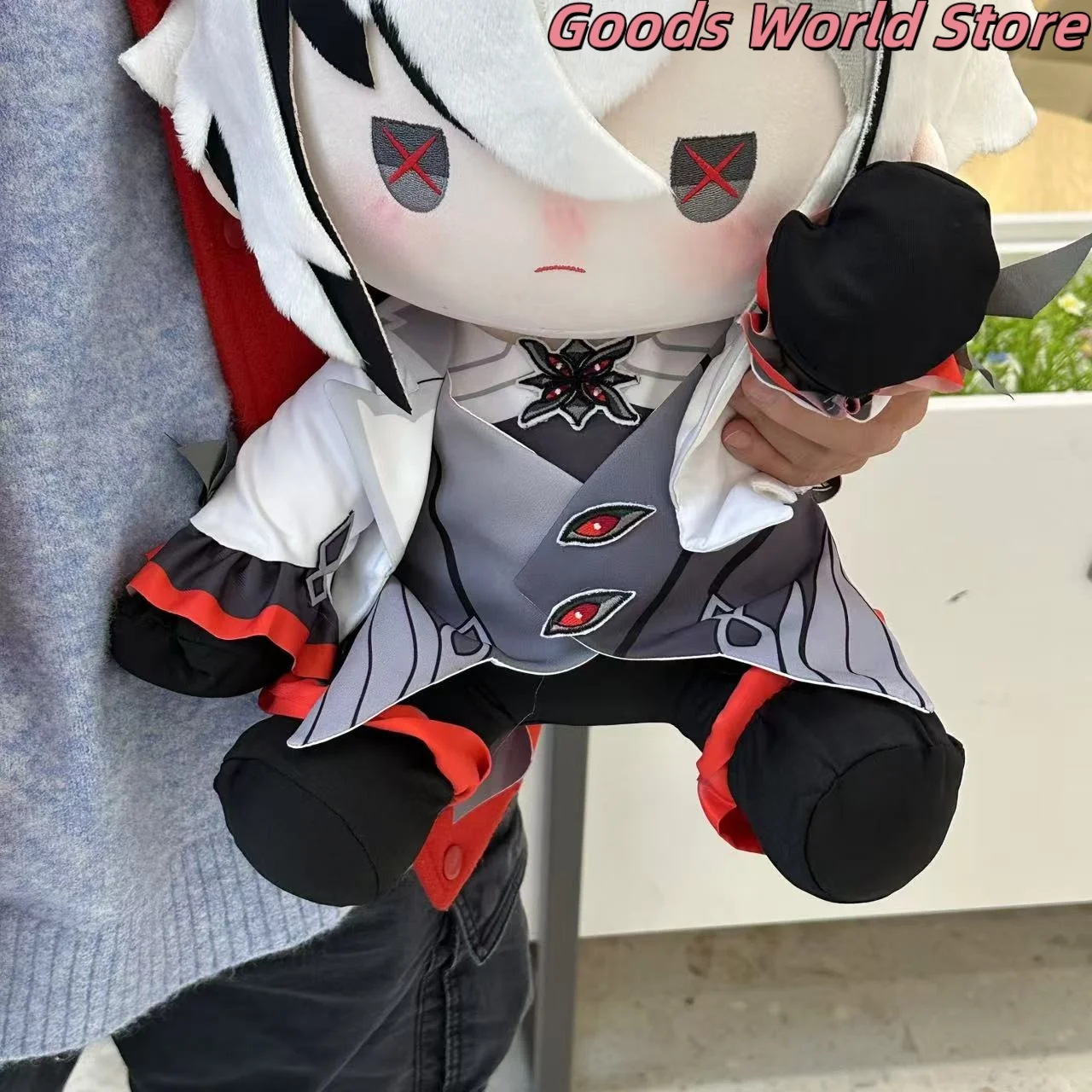 Arlecchino وسادة نموذج زخرفة الديكور Mihoyo Game Genshin Impact Arlecchino تأثيري حلي أنيمي نموذج هدية الهالوين