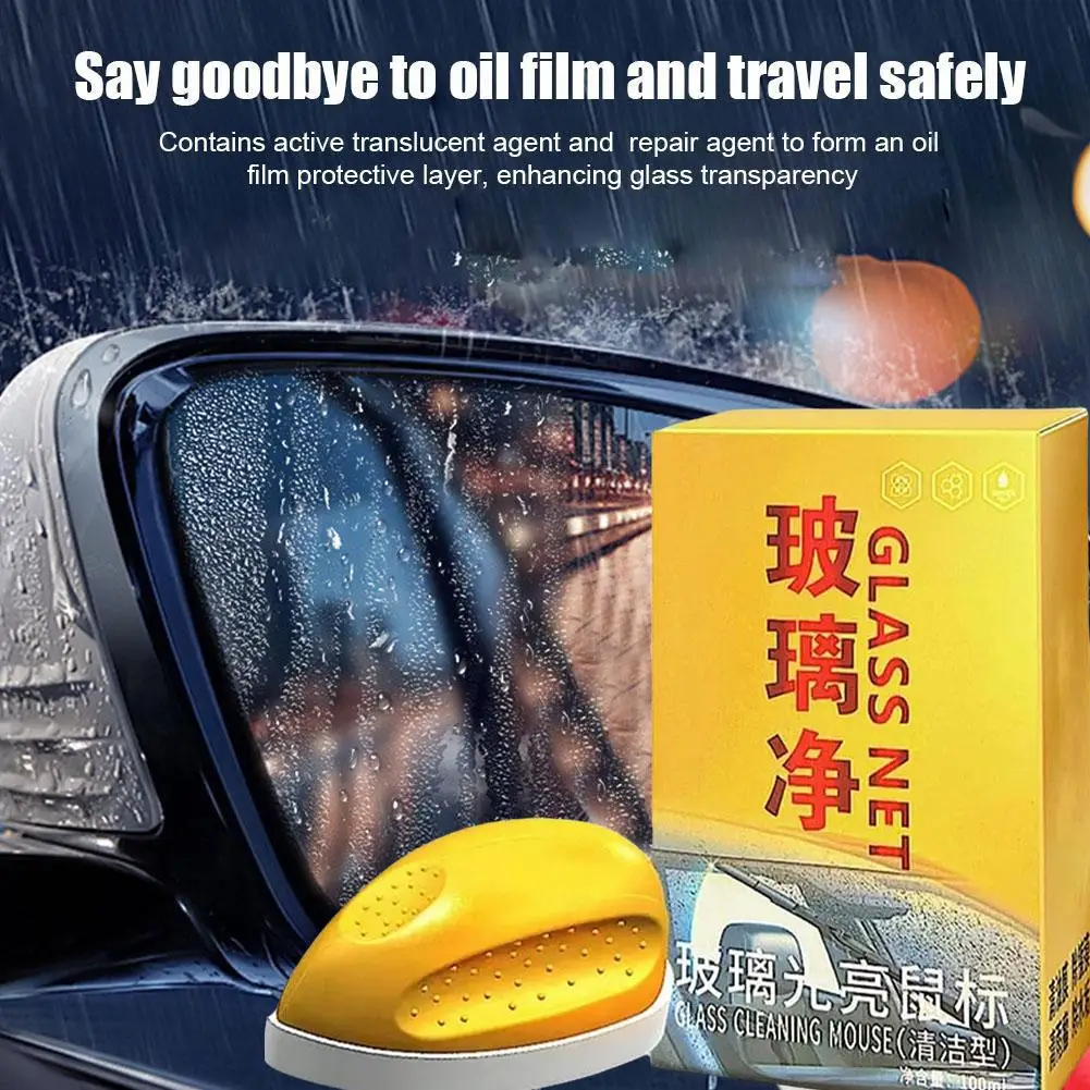 

Car Glass Cleaner Powerful Removes Dirt Stain Oil Film Supplies Detailing Polishing Glass Cleaning Windshield Auto S0P9