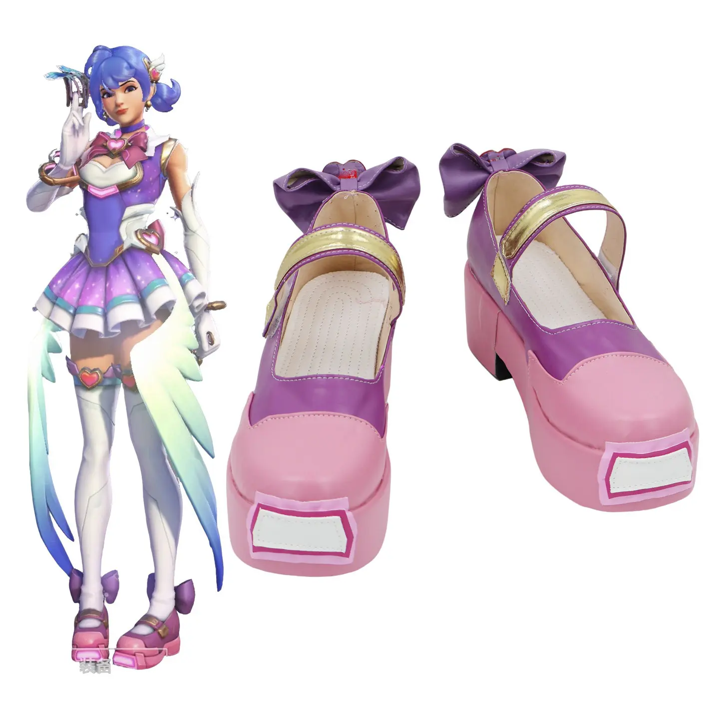 

Game Anime Cosplay Boots Kiriko Overwatch2 Shoes Adult Halloween Party Costume Accessories Custom Made