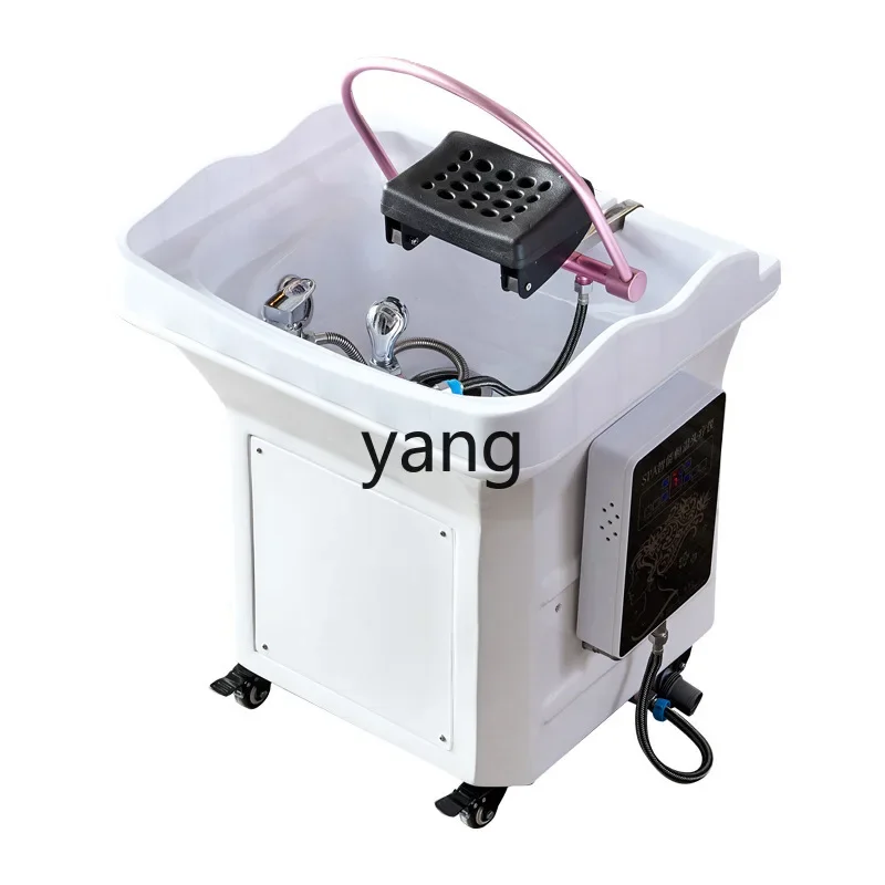 

LMMBeauty Salon Special Head Therapy Shampoo Chair Movable with Fumigation Water Circulation