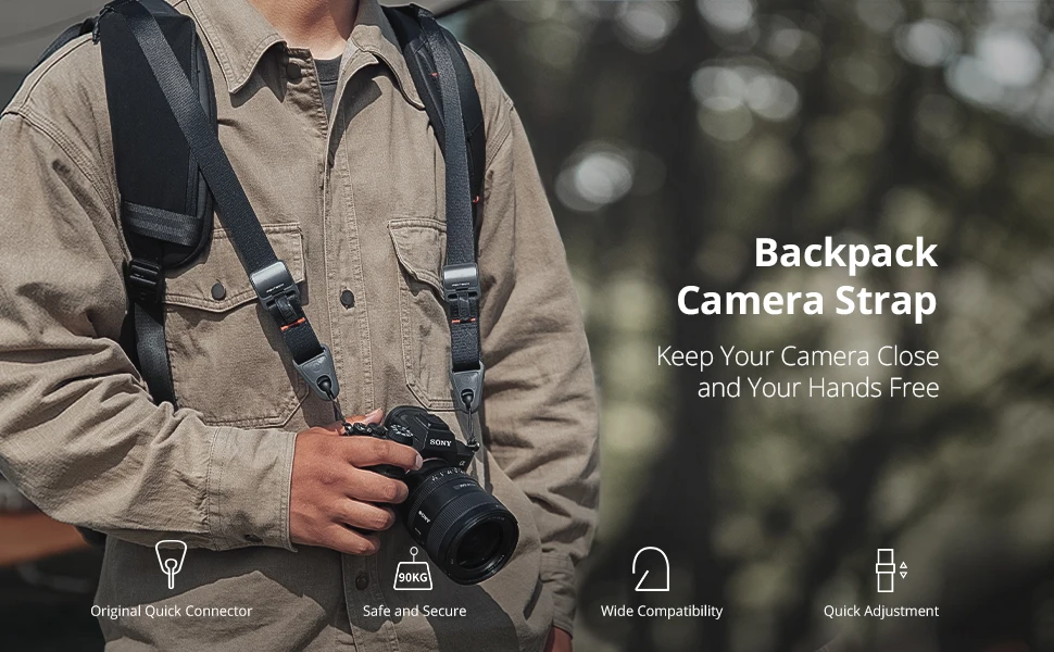 PGYTECH Kameragurt Rucksack Kameragurt 360° ° Rotations-Upgrade-Designgurt für DSLR-Spiegelreflexkameras und spiegellose Kameras – Detail 1