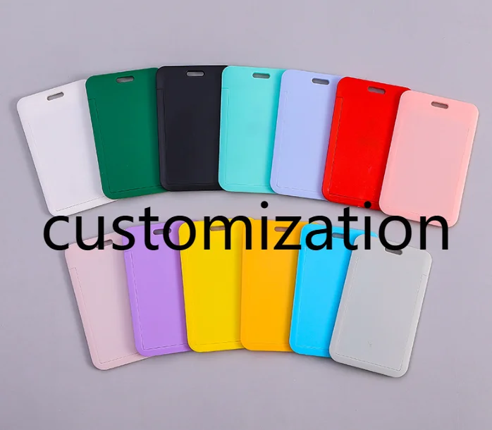 حامل شارة شخصية مخصصة لتصميمك، بطاقة هوية منزلقة، بطاقة بنك الائتمان، بطاقة عمل، بطاقة الطالب لملحقات المفاتيح #1