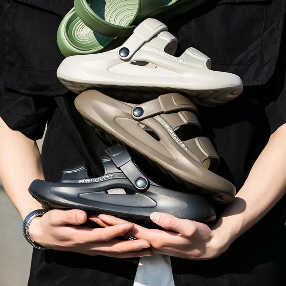 Casual Anti Slip EVA Wohnungen Hausschuhe Open-toe Anti Geruch Plattform Sandalen Beachwear Schuhe Slides Sandalen Männer Strand