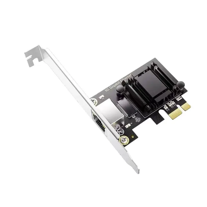 PCI-E 5G Network Card RTL8126 1000/5000Mbps RJ45 Gigabit Ethernet Adapter X1 PCI-Express RJ45 Interface-VVNB