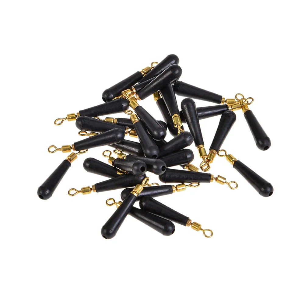 

100 Pcs Rotating Float Seat Practical Fishing Gear Rubber Bait Drift Rolling Head