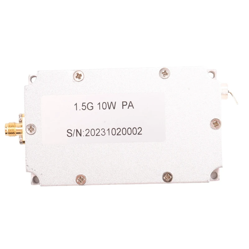 

RF PA 10W 1.5G RF Amplifier 40DB Gain RF Power Amplifier For 1575MHZ GPS Beidou 1.575G