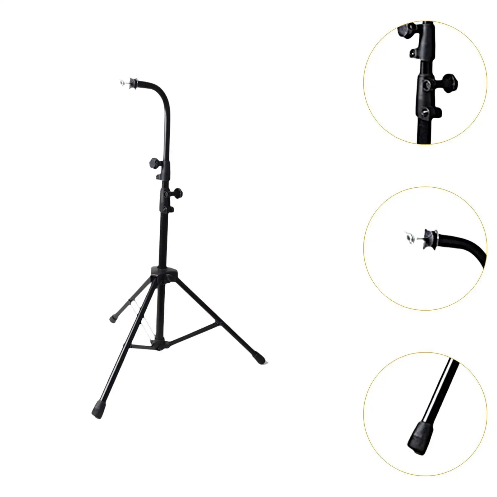 Bar Chimes Tripod Stand Percussion Instrument Stable Single Row Wind Chime Tripod Height Adjustable for Performance Beginner