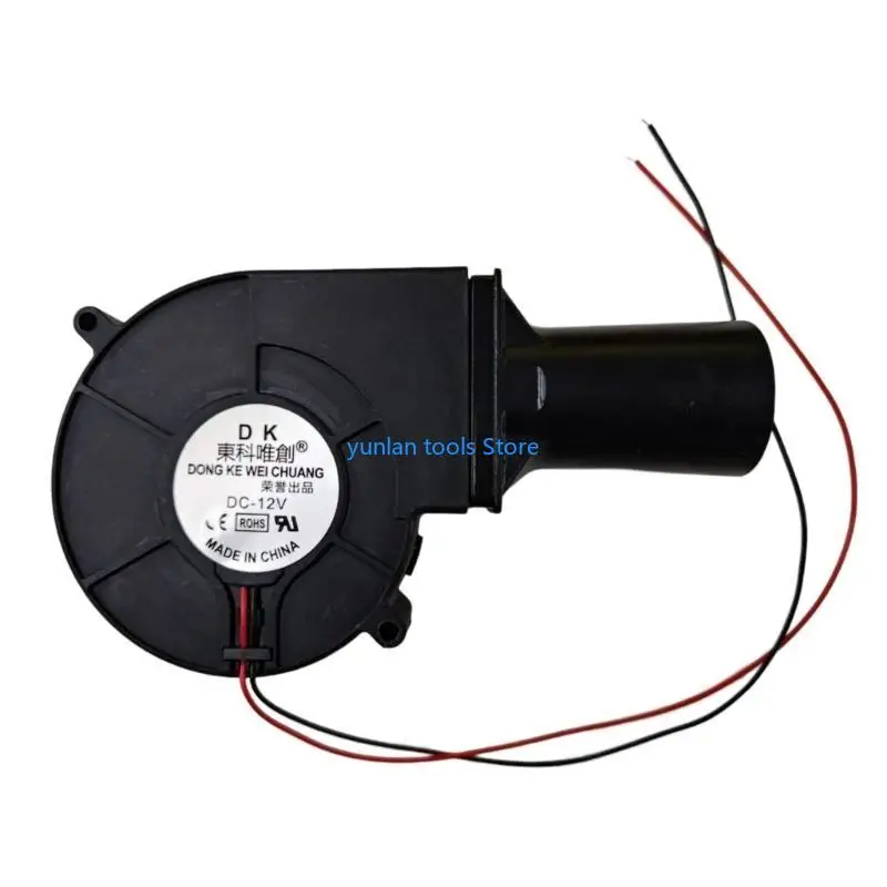 

50LB Portable BBQ Fan 9733 for DC 12V 2A 5600R/Min Air Blower for Barbecue Picn