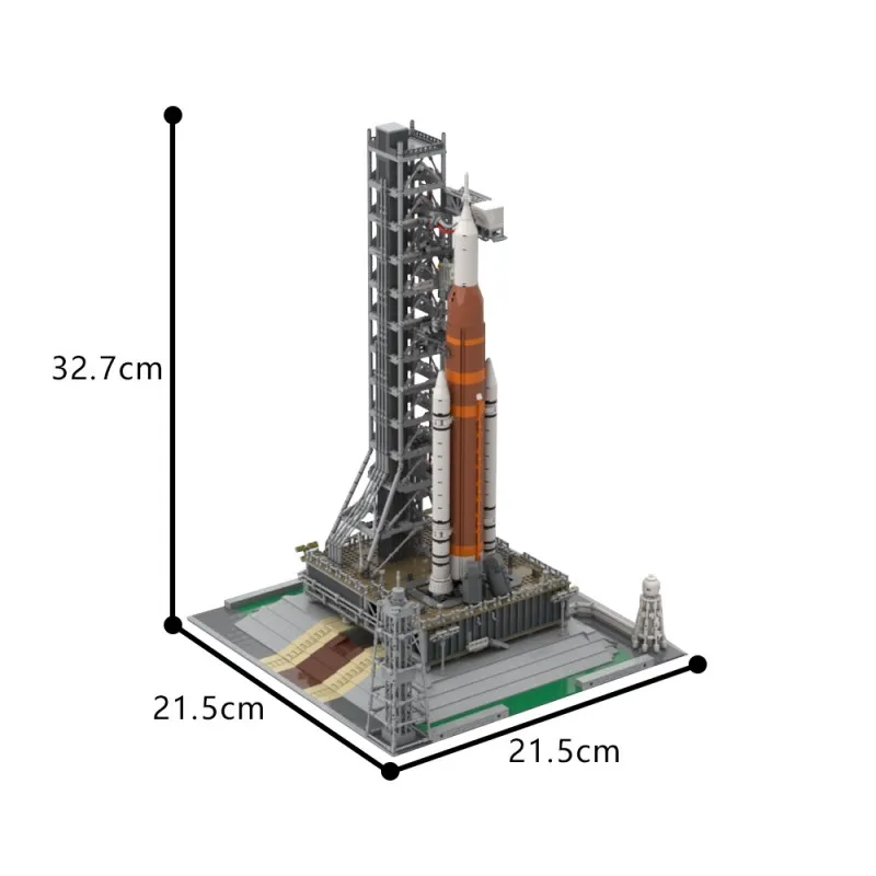 MOC Modular NASA Artemis Space Launch System 10341 Model Building Blocks DIY Creative Children Toy Gift Technology Blocks