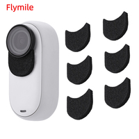 6 PCS Mic Wind Muff Windproof Cotton Audio Kit for Insta360 GO 3/3S Noise Reducer Sponge For Thumb Camera Accessories