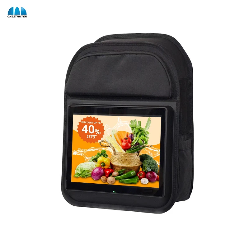 Wholesale 15.6 Inch Portable Backpack Billboard | Mobile Advertising Screen Portable Advertising Promotion for Exhibitions