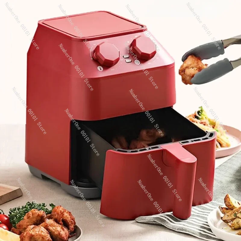 Household New Electric Deep Fryer Oven All-in-one Machine Small Electric Fryer Multi-function Air Fryer Kitchen Appliance