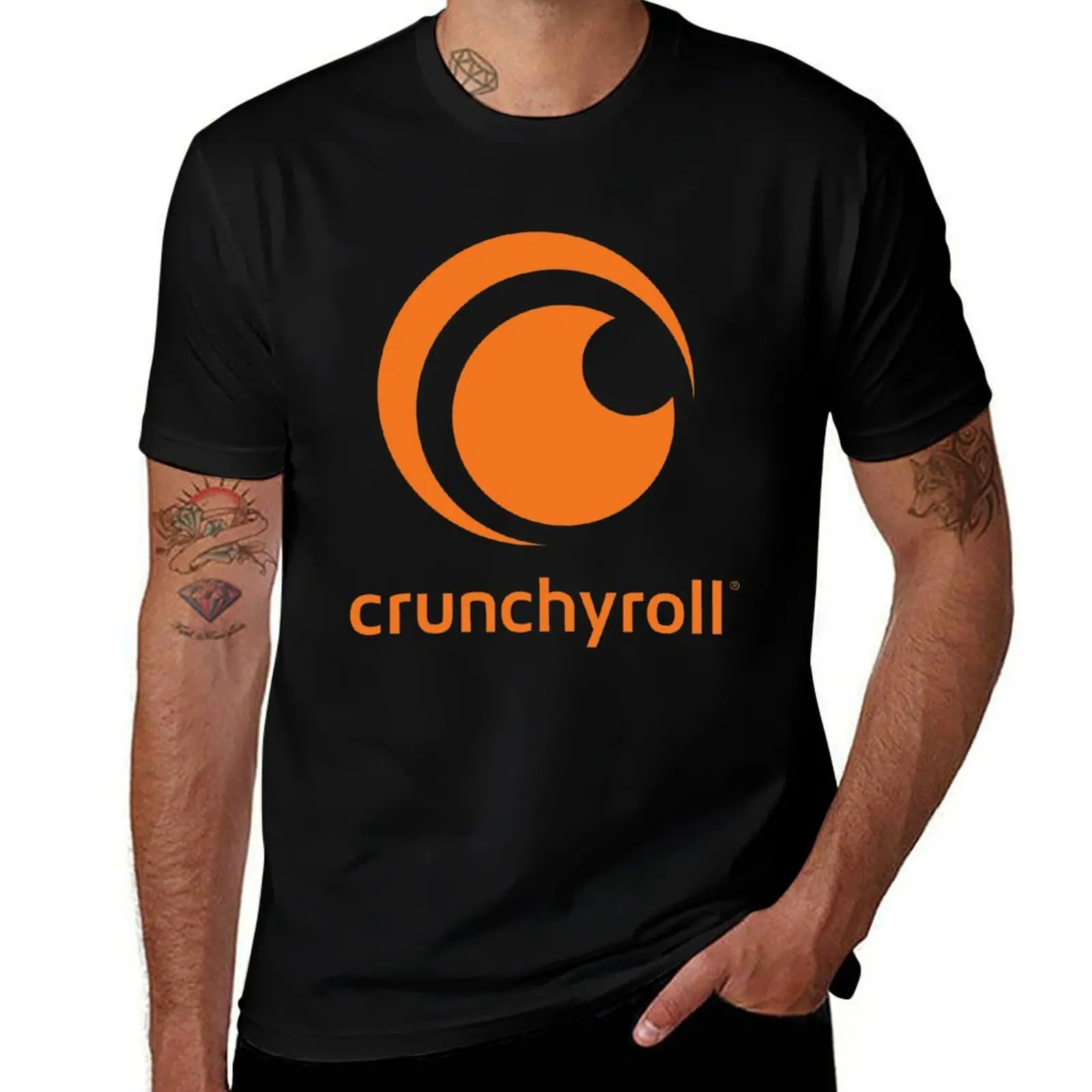 crunchyroll T-Shirt Anti-Perspiration Workout Top T-Shirt