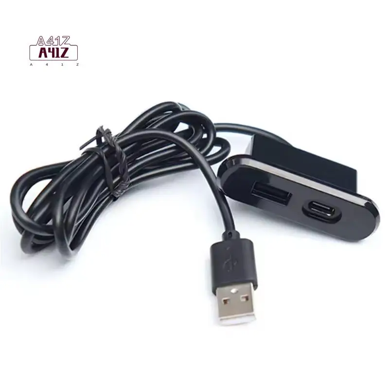 A41Z-Desktop Embedded USB Socket Furniture Desk Portable TYPE-C And USB Charging Plug Computer Desk Office Accessories