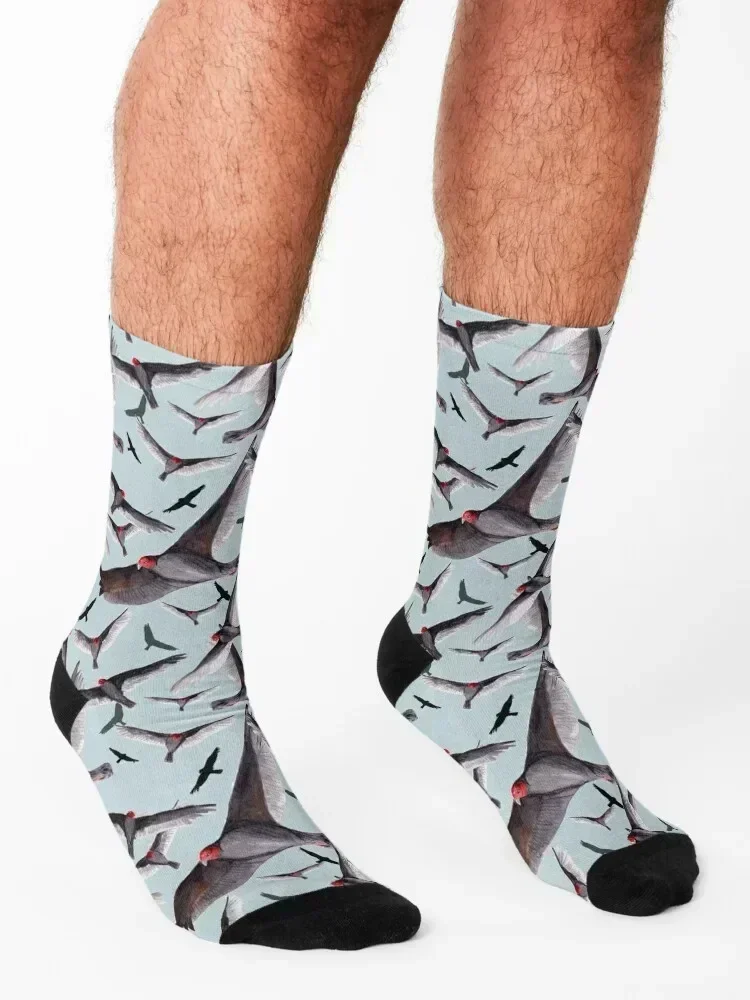 Turkey Vultures Socks Stockings compression Hiking boots compression bright garter Mens Socks Women's