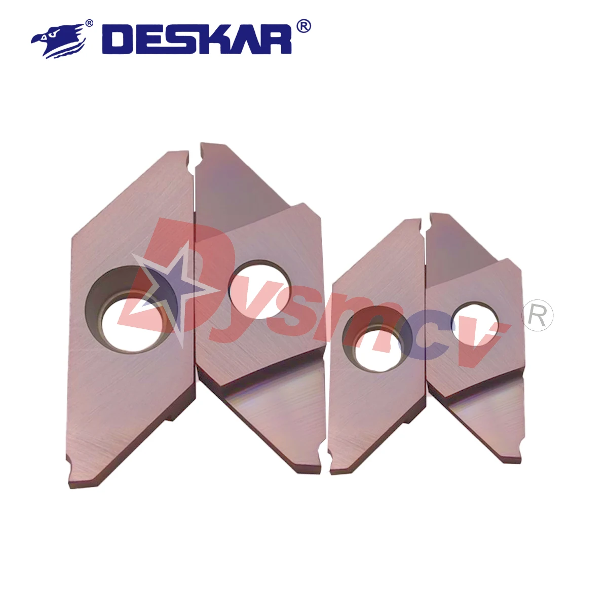 DESKAR 100% Originele CNC Steken Messen CTP CTPA CNC Draaibank Blade Rvs Dubbelkoppige Schuine Mond Platte Snijgereedschappen