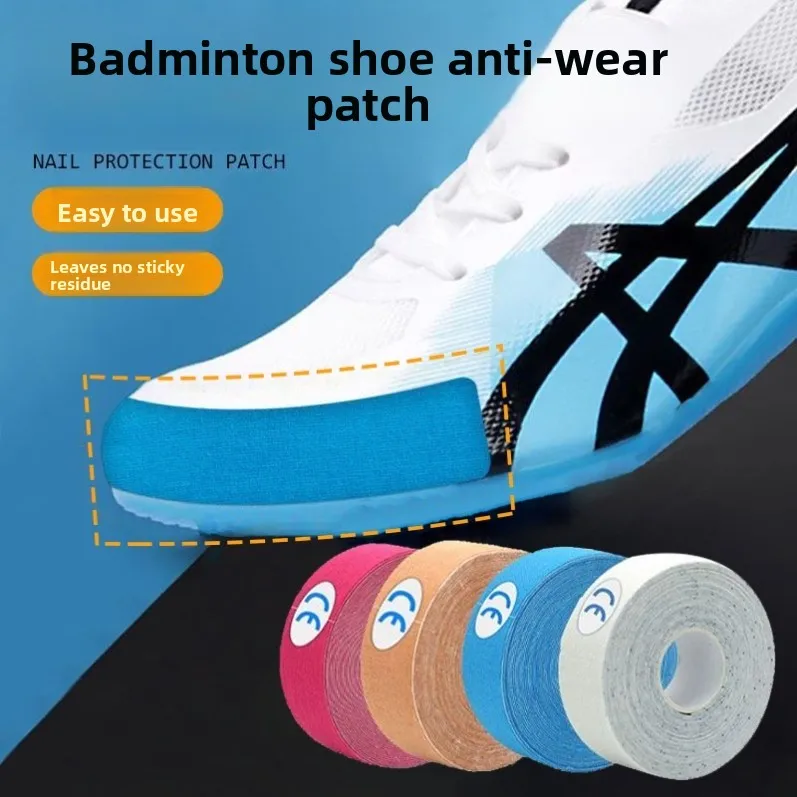 

Ultra-Thin Badminton Shoe Wear-Resistant Stickers Side Anti-Wear Adhesive Patch Cover Ugly Design Shoe Accessories